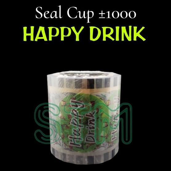Gambar Lid Seal Cup plastik Roll 1000cup Motif Polos Drink Blok Hitam Putih Korea Love Doraemon Kartun Buah 3D Sealer Emotion Emoji Thank You Hati Daun Teh - Happy Drink dari CHAZONE-STM undefined Tokopedia