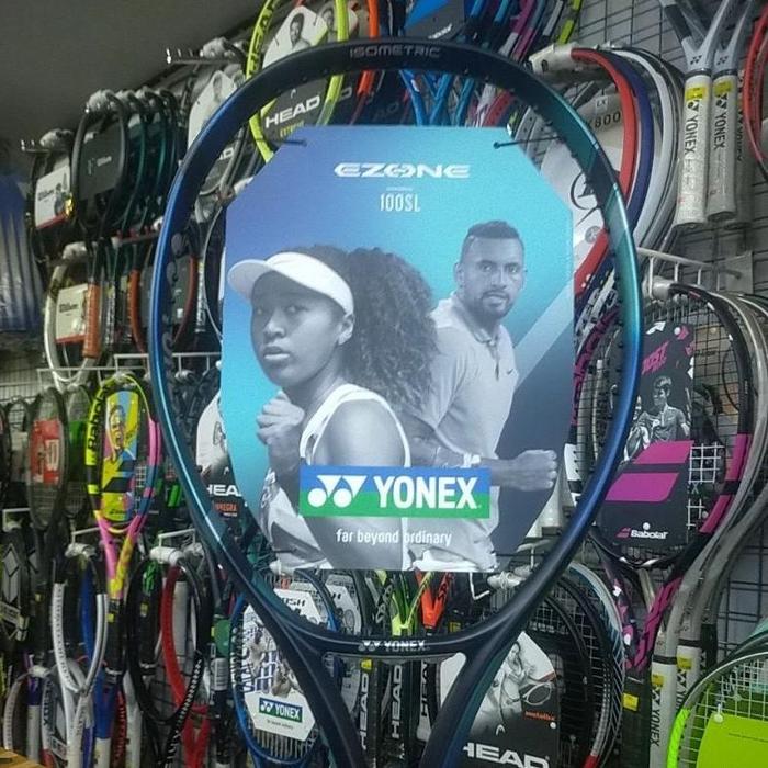 Gambar RAKET TENIS YONEX EZONE 100L - 100SL (SKY BLUE) RAKET YONEX EZONE 100L - 100SL SKY BLUE ORIGINAL YONEX MADE IN JAPAN - EZONE 100SL dari tiwid2 undefined Tokopedia
