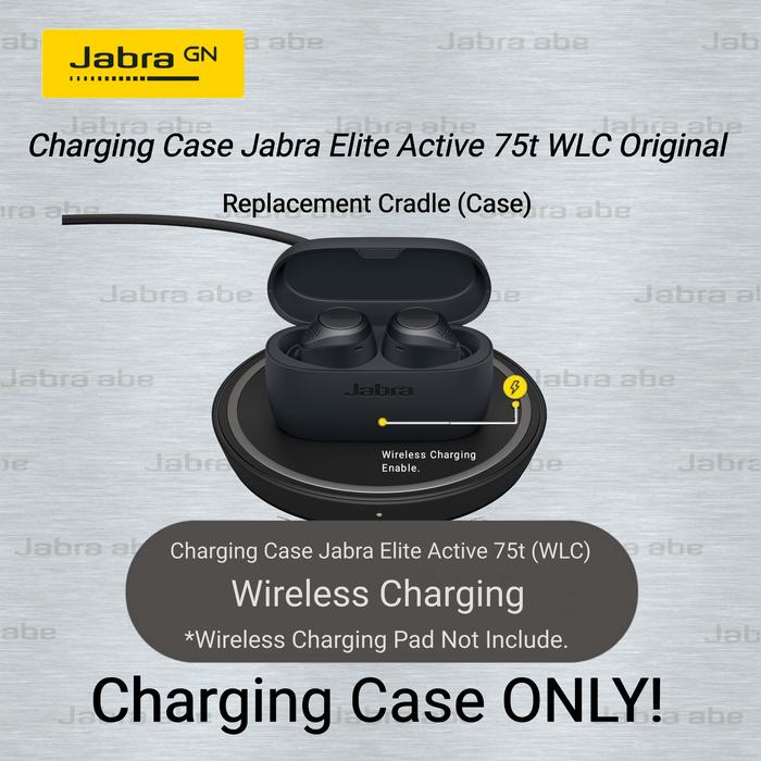 Charging Case Jabra Elite Active 75t Original Docking Charger Grey WLC