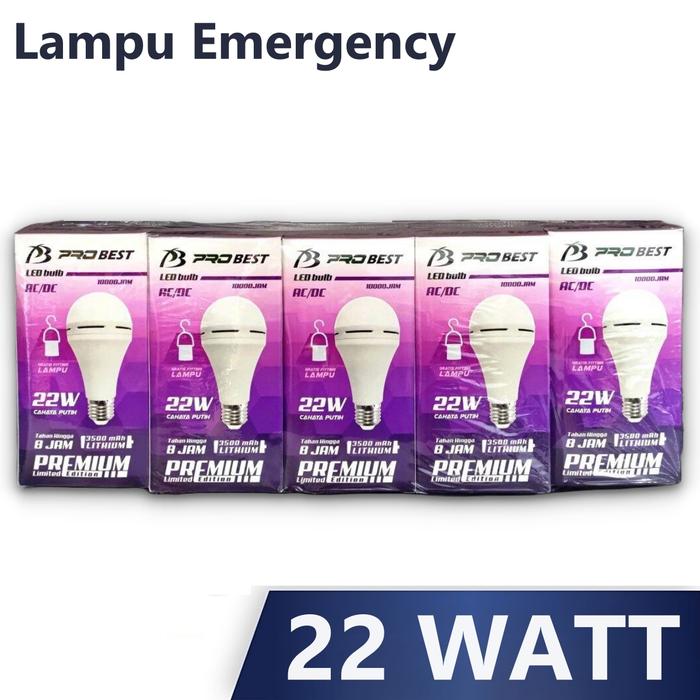Gambar Lampu Emergency LED Arashi Magic 18w 12w 9w 18 w 12 w 9 w Bohlam Lampu - Probest 22 Wat dari Gerbang Online undefined Tokopedia