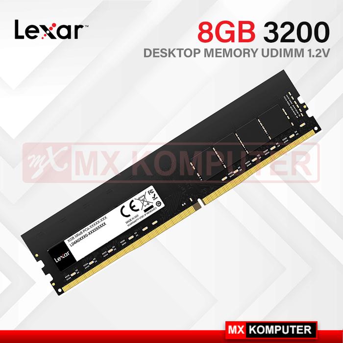 Gambar RAM PC Lexar DDR4 8GB 3200Mhz LONGDIMM Komputer dari MXKomputer_NEW undefined Tokopedia