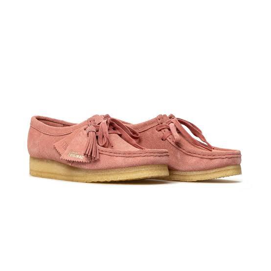 Pink Clarks Womens Jual Clarks Wallabee Vintage Pink Suede Women