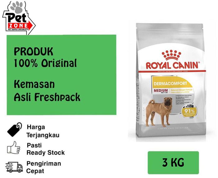Skin Irritation Royal Canin Dermacomfort Medium Jual Royal Canin