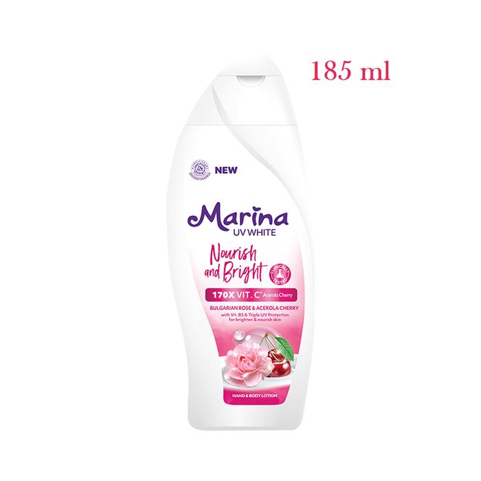 Gambar MARINA UV WHITE 185 ML BODY LOTION WHITENING - pink nourish dari kartikabeauty undefined Tokopedia