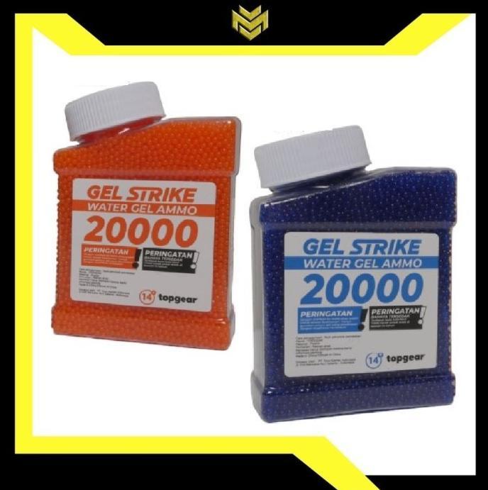 Gambar terlaris Water Gel Blaster Peluru 7-8mm Gel Ammo WGG 20,000 ords Gel Strike murah - Biru dari Celurar undefined Tokopedia