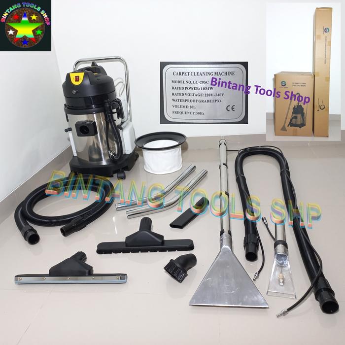 Gambar Vacuum Spray Extraction LC-20SC Extractor 20Liter Carpet Cleaner dari BINTANG TOOLS SHOP undefined Tokopedia