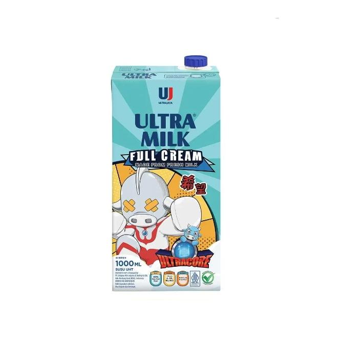 Gambar Ultra Milk Susu Cair UHT Steril Ultracore 1000ml - Susu Full Cream / Chocolate 1 Liter - Full Cream dari sertamart undefined Tokopedia