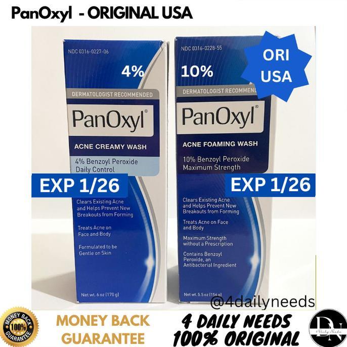 Gambar Promo / Panoxyl Acne Foaming Wash 10% Benzoyl Peroxide 4% Benzoyl Ori Usa Terlaris - PanOxyl 4% dari Gabryela store undefined Tokopedia