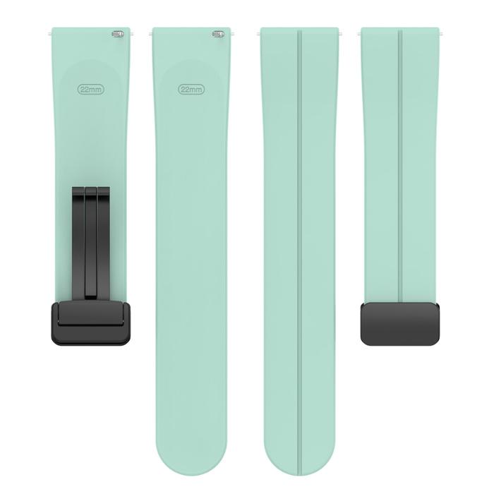 Gambar QR5 22mm Strap Realme Watch S2 / Nothing CMF Watch Pro 2 - Tali Jam Tangan Silikon Magnetic Clasp - 3, black dari jmcellsurabaya undefined Tokopedia