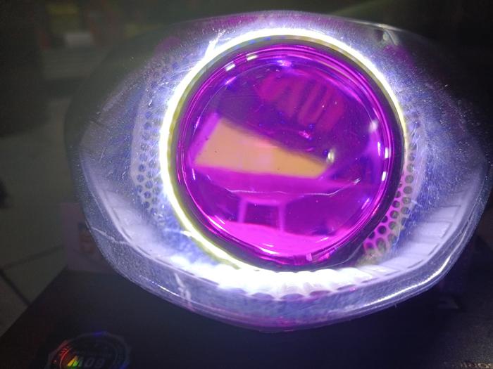 Gambar Lampu Biled Spin New 125 set Lengkap - Ungu, AES TURBO SE GE dari BMV MOTOR undefined Tokopedia