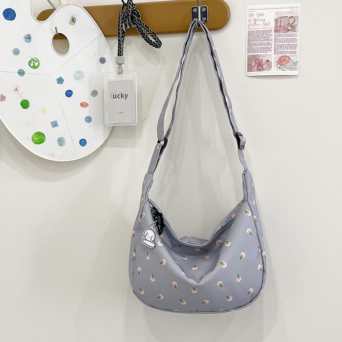 Gambar Mismi Ruby Bag Tas Selempang Wanita Korean Style Sling Bag Flower Perempuan Tahan Air Stylish - 42R - Biru dari Mismi Official Store undefined Tokopedia