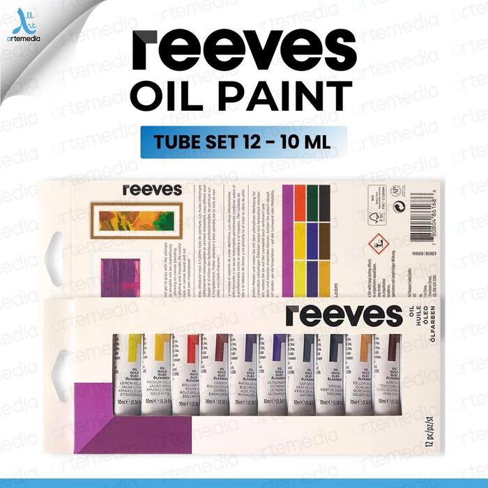 Gambar Cat Minyak Reeves Oil Paint Color Tube Set dari Artemedia_NEW undefined Tokopedia