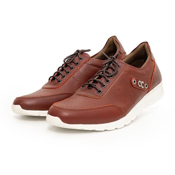 Gambar Sepatu Sneakers Kulit Asli OC - Cokelat, 39 dari ODON CIBADUYUT undefined Tokopedia