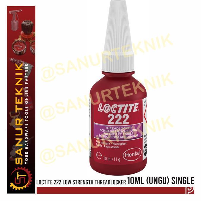 Gambar Loctite 222 Low Strength Threadlocker / Pengunci Baut / Lem Baut Kekuatan Rendah 10Ml 10 Ml (Ungu) Diskon - SINGLE (1PCS) dari Papskaa undefined Tokopedia