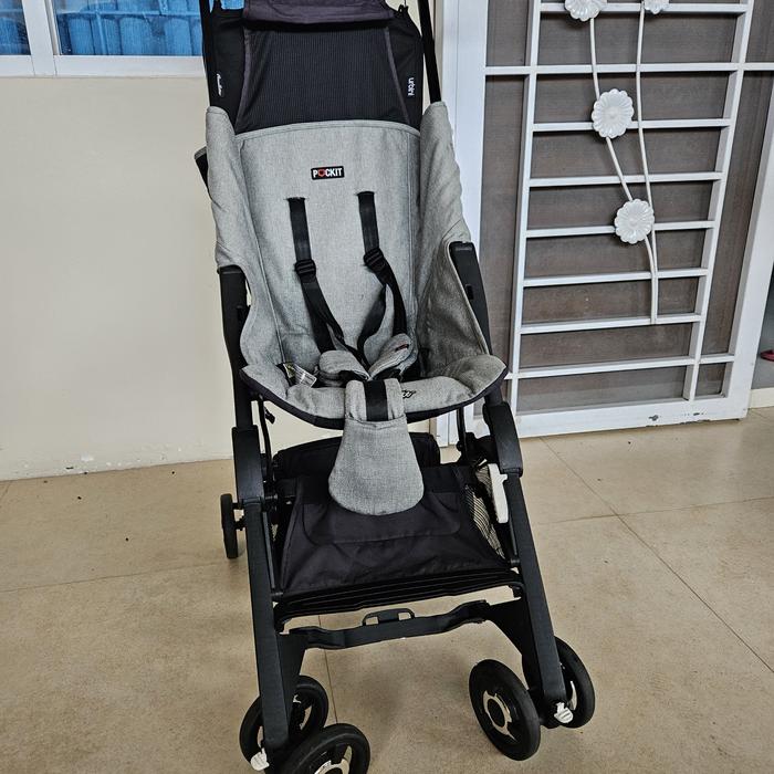 Gambar stroller lipat pockit preloved dari Fortuna 3 undefined Tokopedia
