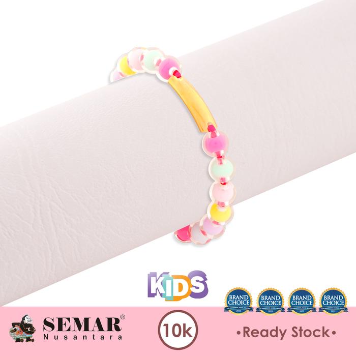 Gambar Gelang Emas Tali Plat Engrave Anak Candy Pop Gold 10K Semar Nusantara dari Semar Nusantara undefined Tokopedia