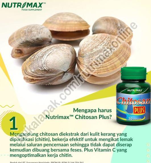 Gambar Obat PelangsingNutrimax Chitosan Plus Isi 30 Vitamin Obat Herbal Untuk Buat Penurun Menurunkan Pengurus Menguruskan Menormalkan Pelangsing Berat Badan Diet Alami Terlaris dari ADT Shop88 undefined Tokopedia