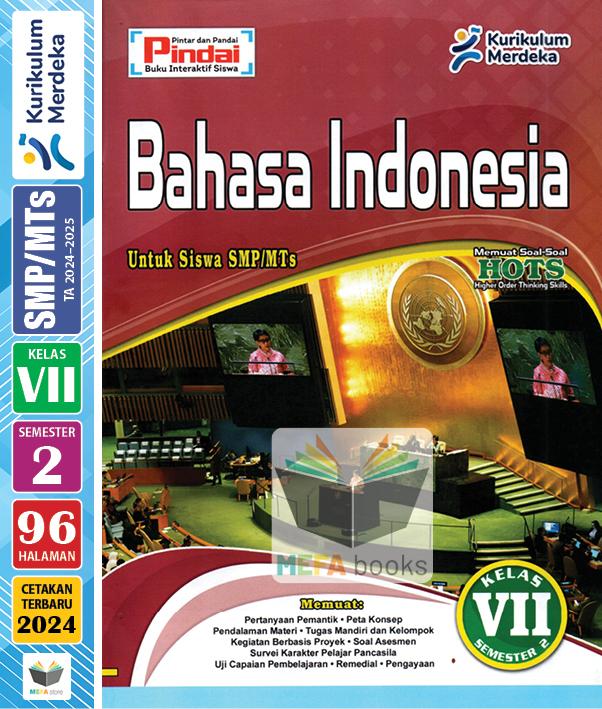 Gambar LKS Pindai SMP Kelas 7 Semester 2 & 1 Kurikulum Merdeka CV Arya Duta - SMT2/B Indonesi dari MEFA books undefined Tokopedia