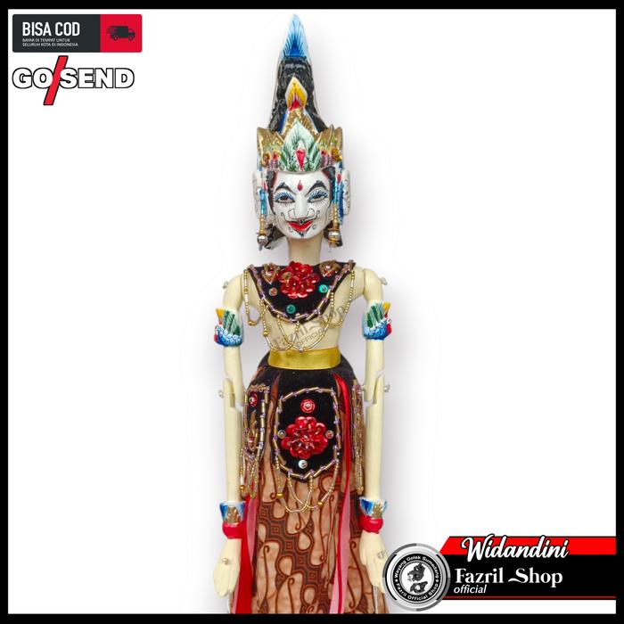 Gambar Wayang Golek widandini 38 cm qualitas premium - widandini hitam, 38 cm dari Fazril official shop undefined Tokopedia