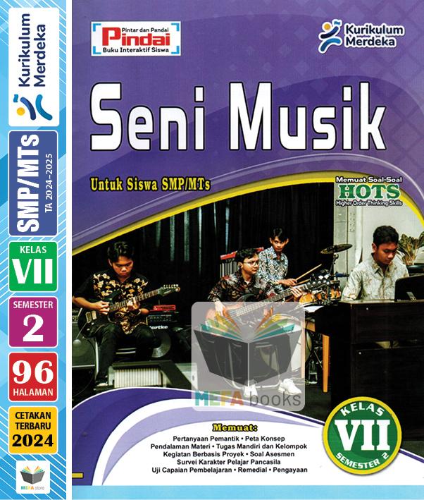 Gambar LKS Pindai SMP Kelas 7 Semester 2 & 1 Kurikulum Merdeka CV Arya Duta - SMT2/S Musik dari MEFA books undefined Tokopedia