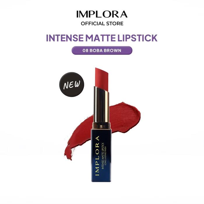 Gambar Implora Intense Matte Lipstik - 08. Boba Brown dari Panda202 undefined Tokopedia