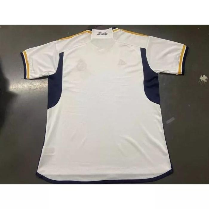 Gambar Jersey Bola Pria REAL MADRID Home + Nameset BELLINGHAM 5 New 2023 2024 Grade Ori Official - Madrid H Polos, S dari CV BLUE TIRTA undefined Tokopedia