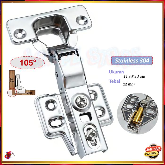 Gambar Engsel Sendok Kodok Slow Motion Hidrolik 90 105 165 Derajat Lurus Full Setengah Bengkok Hinge Soft Close Pintu Jendela Lemari Kabinet - SND 352 dari LARYZ OFFICIAL undefined Tokopedia