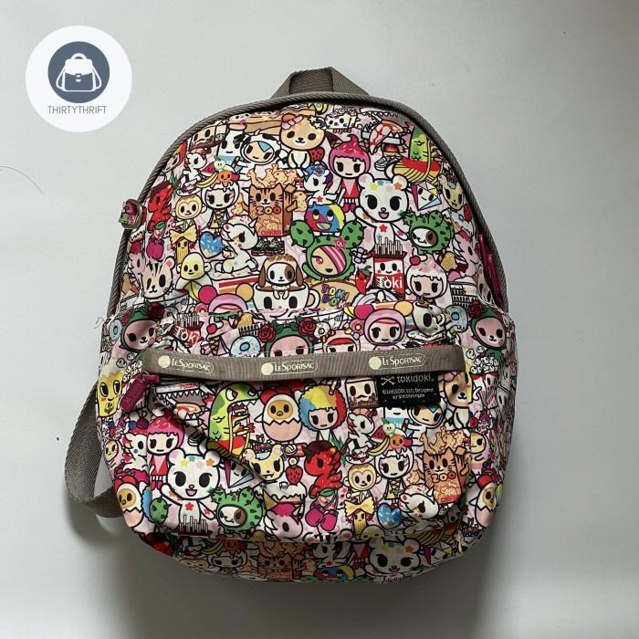 tokidoki for LeSportsac 黒色 ミニリュックサック 【公式通販】