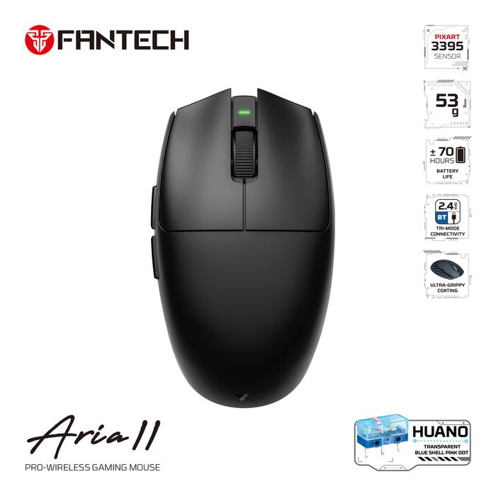 Gambar Fantech ARIA II XD7V2 | XD7 V2 Gen 2 Wireless Tri mode Connection Rechargeable Bluetooth 2.4ghz Wired Gaming Mouse  Computer - Black dari SuperstoreComputindo undefined Tokopedia