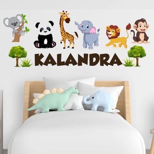 Gambar Pusat Wallsticker - Stiker Dinding Zoo Kebun Binatang Dinosaurus Kota / Wallpaper Wall Sticker Karakter Dekorasi Ruangann Kamar Anak LSN241113 - Kebun Binatang, 100*70cm dari Pusat Wallsticker undefined Tokopedia