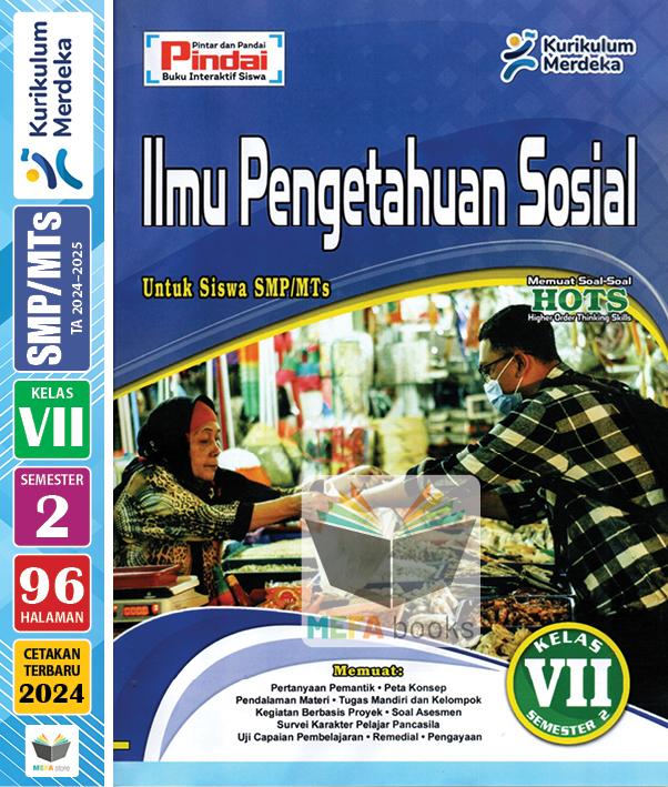 Gambar LKS Pindai SMP Kelas 7 Semester 2 & 1 Kurikulum Merdeka CV Arya Duta - SMT2/IPS dari MEFA books undefined Tokopedia