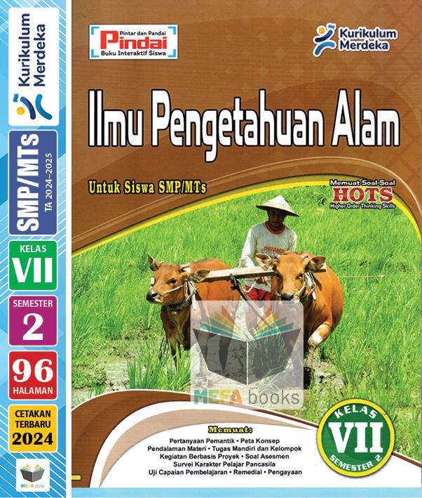 Gambar LKS Pindai SMP Kelas 7 Semester 2 & 1 Kurikulum Merdeka CV Arya Duta - SMT2/IPA dari MEFA books undefined Tokopedia