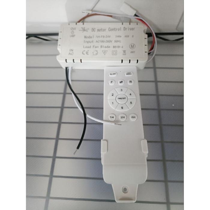 Gambar DC Motor Control Driver  DAN REMOTE CONTROL UNTUK KIPAS XH-FS-24V DC - Putih dari SuperHomeLighting undefined Tokopedia