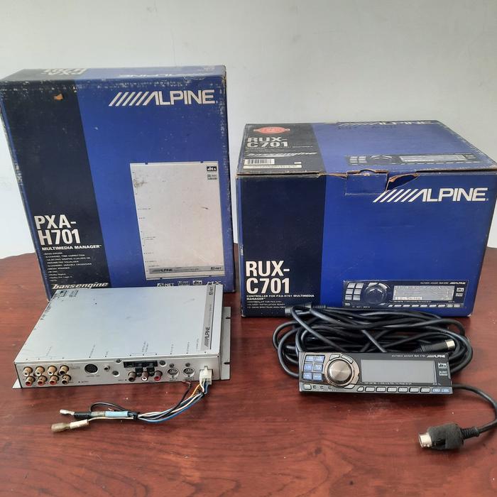 アルパイン マルチメディアマネージャー PXA-H701 本体のみジャンク アルパイン マルチメディアマネージャー PXA-H701 本体のみジャンク