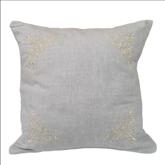 Gambar Soulmate Sarung Bantal Kursi / Cushion Cover Handwoven - Sudut Cream dari SoulmateBedsheet undefined Tokopedia