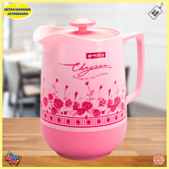 Gambar LION STAR TEKO PLASTIK TERMO PANAS DAN DINGIN 1,3 1,5 LITER THERMO WATER JUG ICE AND COLD - THERMO 2,1 L dari MITRA MAKMUR JATINEGARA undefined Tokopedia