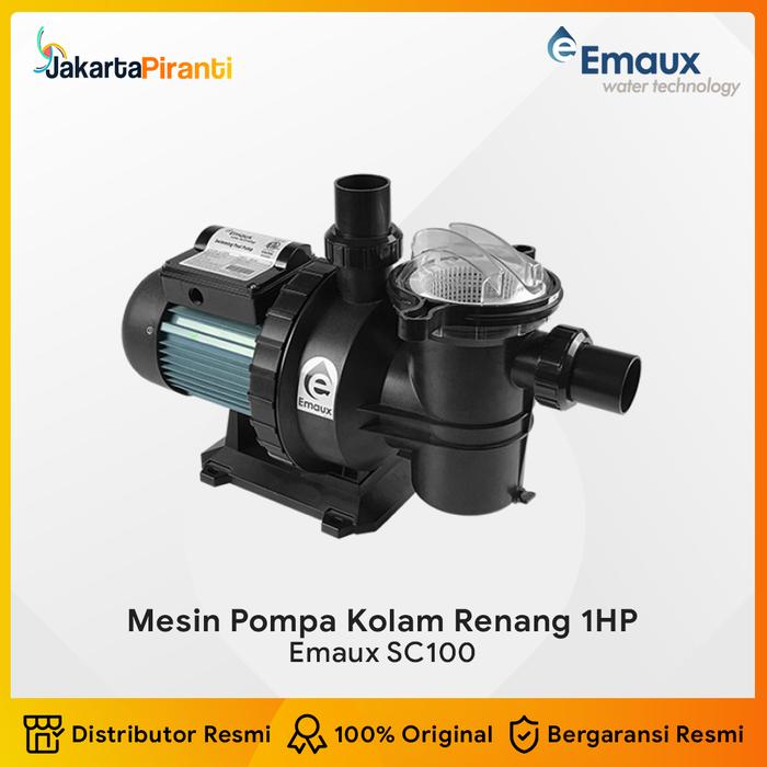 Gambar Pompa Kolam Renang 1 HP Emaux SC100 / Swimming Pool Pump Emaux SC 100 dari Jakarta Piranti undefined Tokopedia
