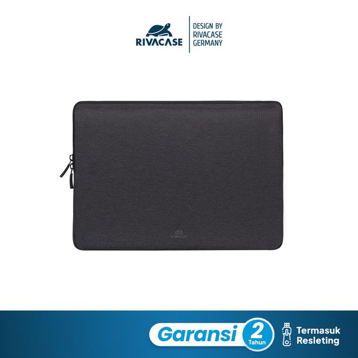 Gambar RIVACASE Tas Laptop Sleeve Case Pelindung Laptop 13.3 Inch Water Resistant | Suzuka (7703) - Black, Blue, Grey & Red - Hitam dari Rivacase.id undefined Tokopedia
