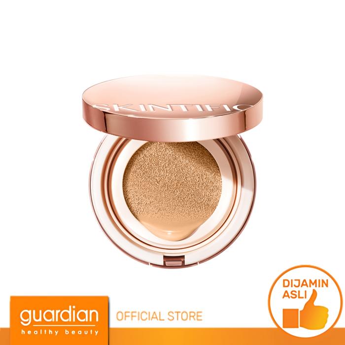 Gambar Skintific Cover All Perfect Air Cushion - 06 Honey / High Coverage Poreless&Flawless Foundation 24H Long-lasting SPF35 PA++++ 11Gr dari Guardian Official Store undefined Tokopedia