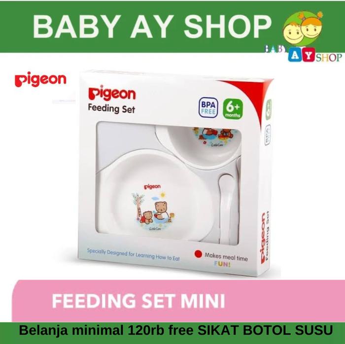 Gambar PIGEON FEEDING SET MINI / KADO BAYI FEEDING SET / ALAT MAKAN PIGEON dari BABY AY SHOP undefined Tokopedia