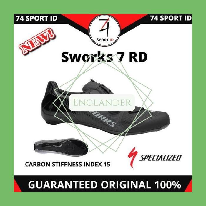 Gambar ENGLANDER SPORTS SWORKS 7 RD - SEPATU ROADBIKE S-WORKS 7 BNIB OFFICIAL - Hitam, 39 dari Englander Sports undefined Tokopedia