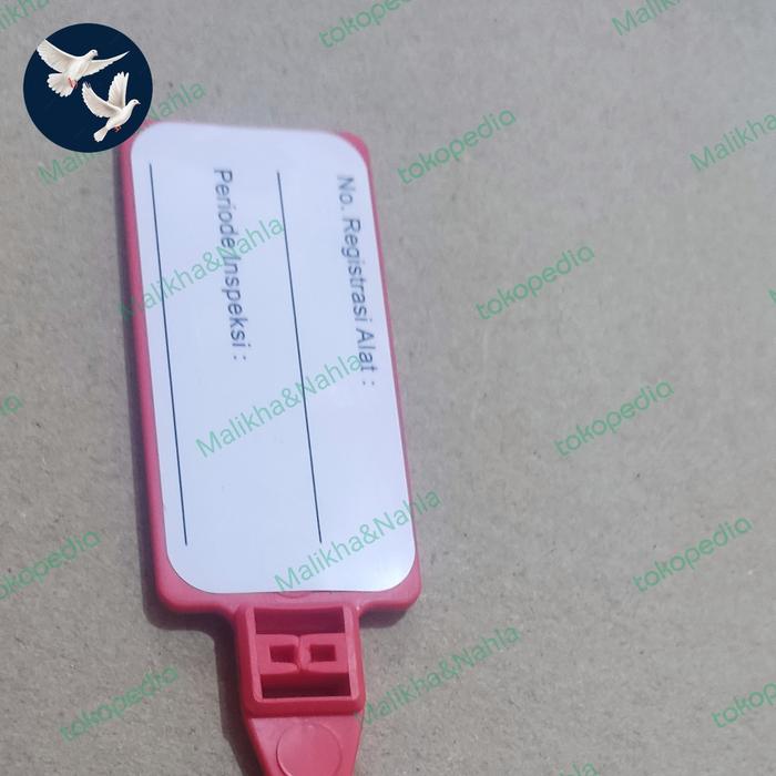 Jual TAGGING ALAT Berat Equipment Inspection Tag Colour - Merah ...
