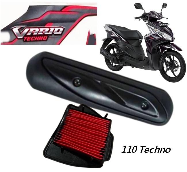 Gambar Pelindung Knalpot Vario 110 Karbu Techno CBS + Filter Udara saringan udara Vario Karbu Techno - KOMP-LIT dari Akashop_collection undefined Tokopedia
