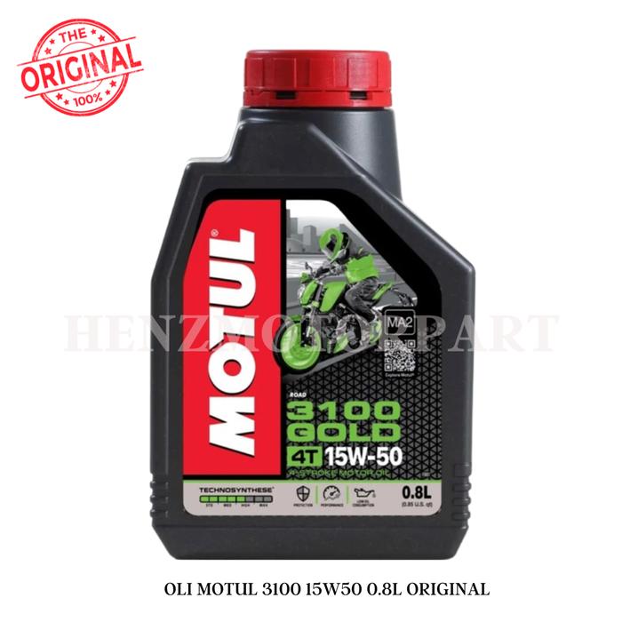 Gambar Oli Motul 3100 Gold 4T 15W50 0.8L Oli Motor Original dari henzmotorpart undefined Tokopedia