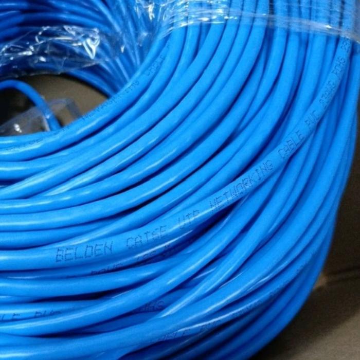 Gambar BELDEN Kabel LAN UTP cat6e Biru / Kabel LAN UTP cat6e Abu 305 Meter - Biru dari HACOnline undefined Tokopedia