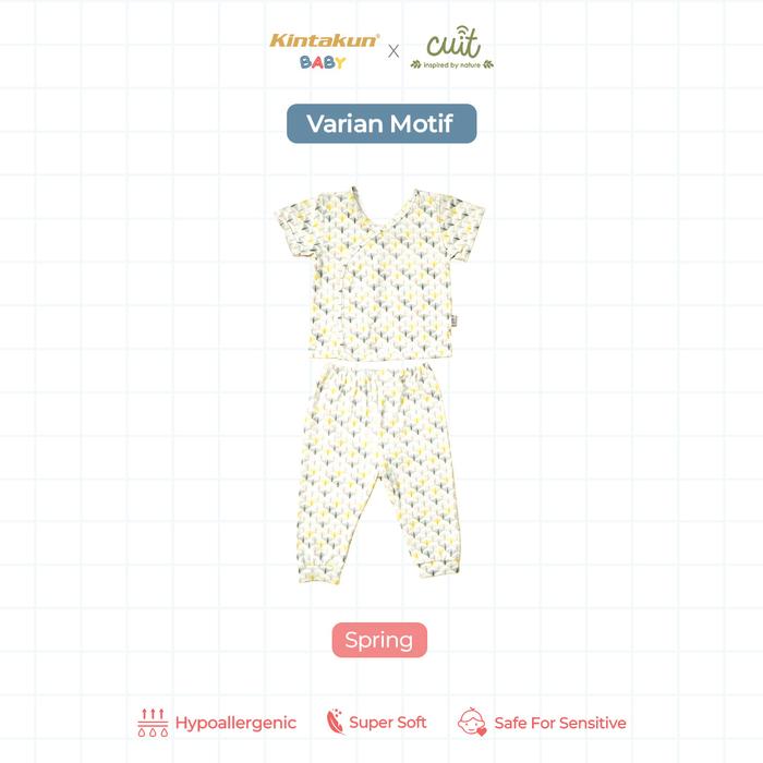 Gambar [PELUK SI KECIL] Cuit Kimono Set Bayi Snap Button Mix Tangan Pendek Celana Panjang Anak Soji 0-2 Tahun - Spring, S (3-6 Bulan) dari Peluk si Kecil undefined Tokopedia