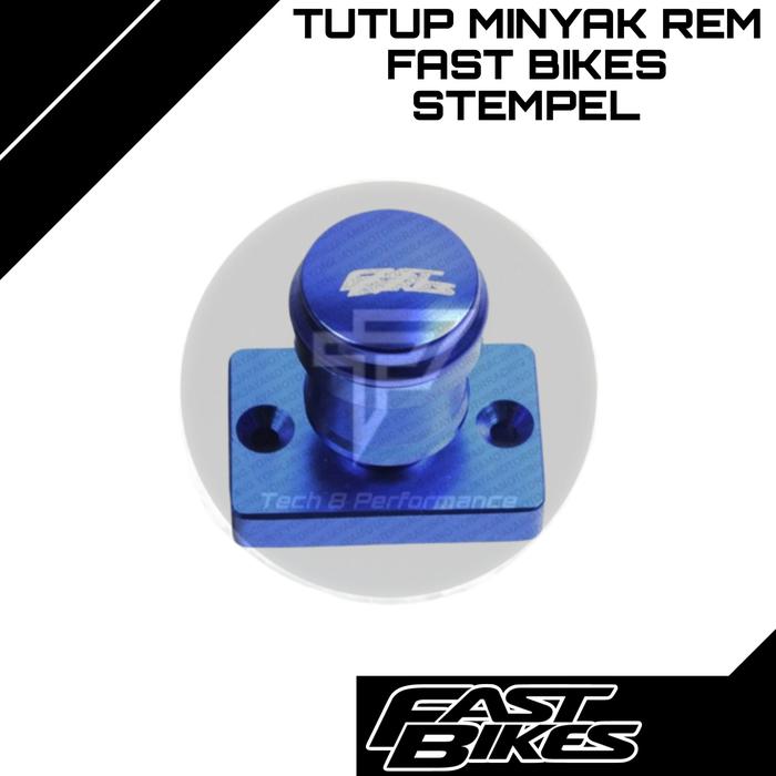 Gambar Tutup Minyak Rem Fast Bikes Stempel - Blue dari Tech8Performance undefined 2 Tokopedia
