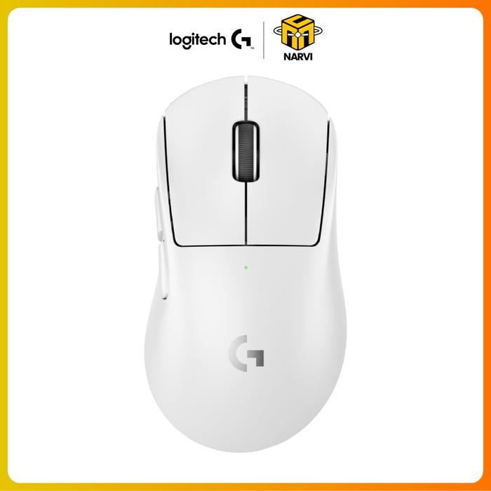 Gambar Logitech G PRO X SUPERLIGHT 2 DEX LIGHTSPEED 60g Wireless Gaming Mouse - Putih dari Narvi Gaming undefined Tokopedia
