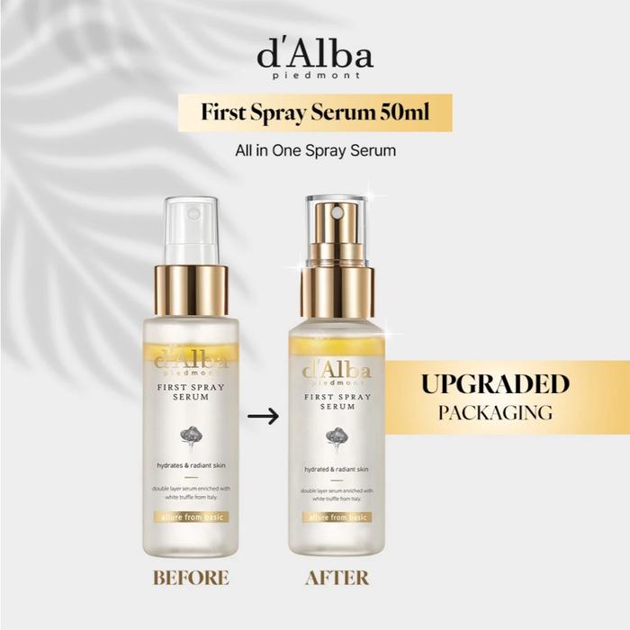 Gambar D'ALBA WHITE TRUFFLE FIRST SPRAY SERUM | 180ML 100ML 50ML | DALBA | BPOM - 50ml dari MIZU-SHOP undefined Tokopedia