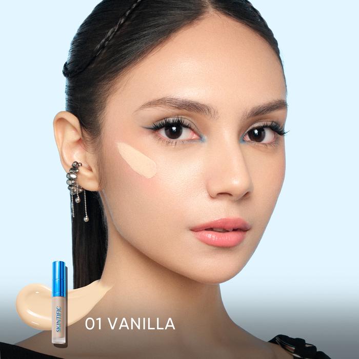Gambar SKINTIFIC Cover Perfect Serum Concealer 5ml Undetectable Layer Effect Seamless Blend Radiant & Define - 01 VANILLA dari Skintific Official Store undefined Tokopedia